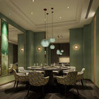 Nordic Serenity Glass Pendant Light