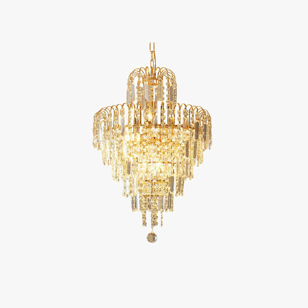 LuxeLina Crystal Chandelier
